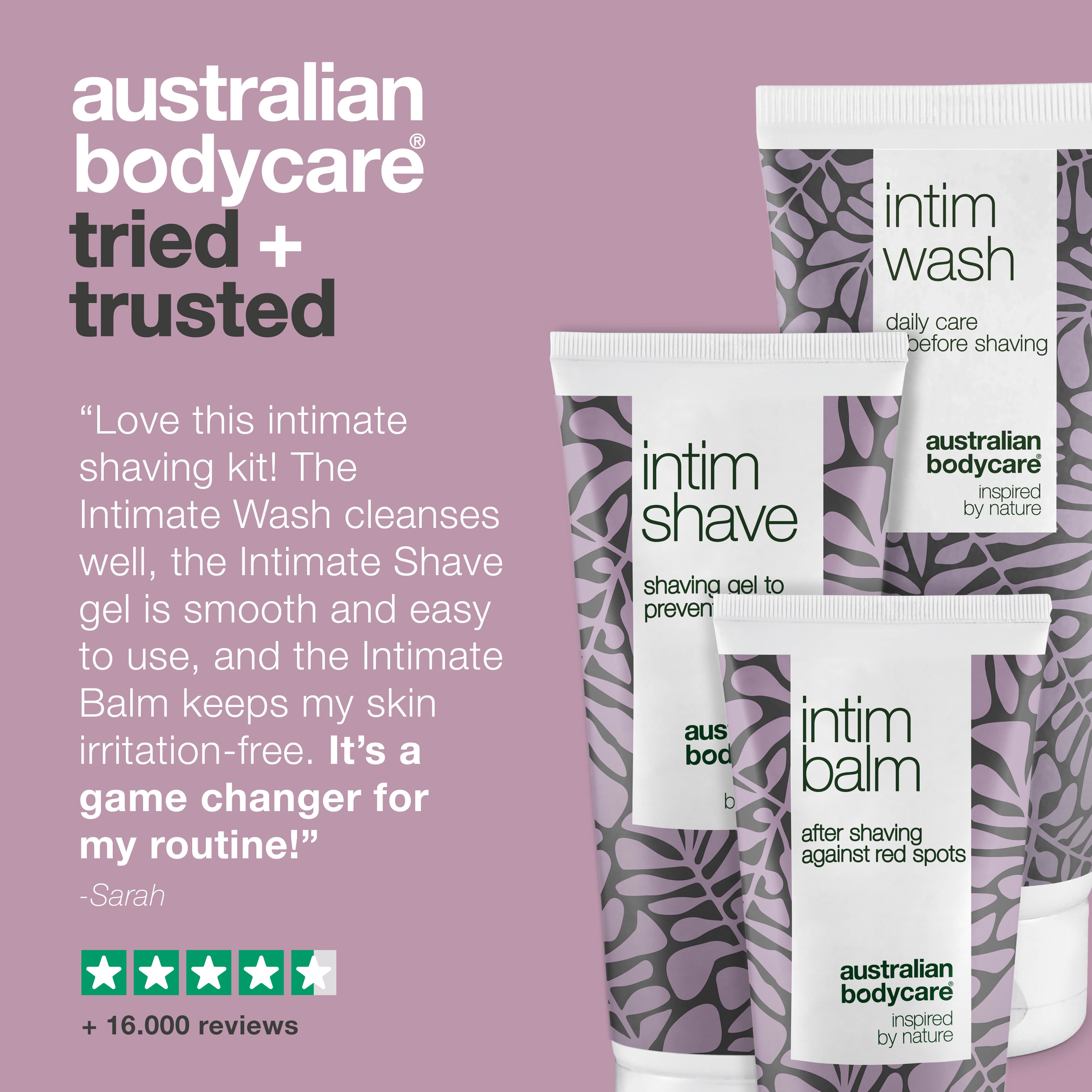 Tahrişe ve jilet yanığına karşı hassas bölge tıraş seti — 3 ürünle tahriş, kızarıklık, batık kıllar ve tıraş sonrası rahatsızlık hissini azaltmaya yardımcı bakım seti