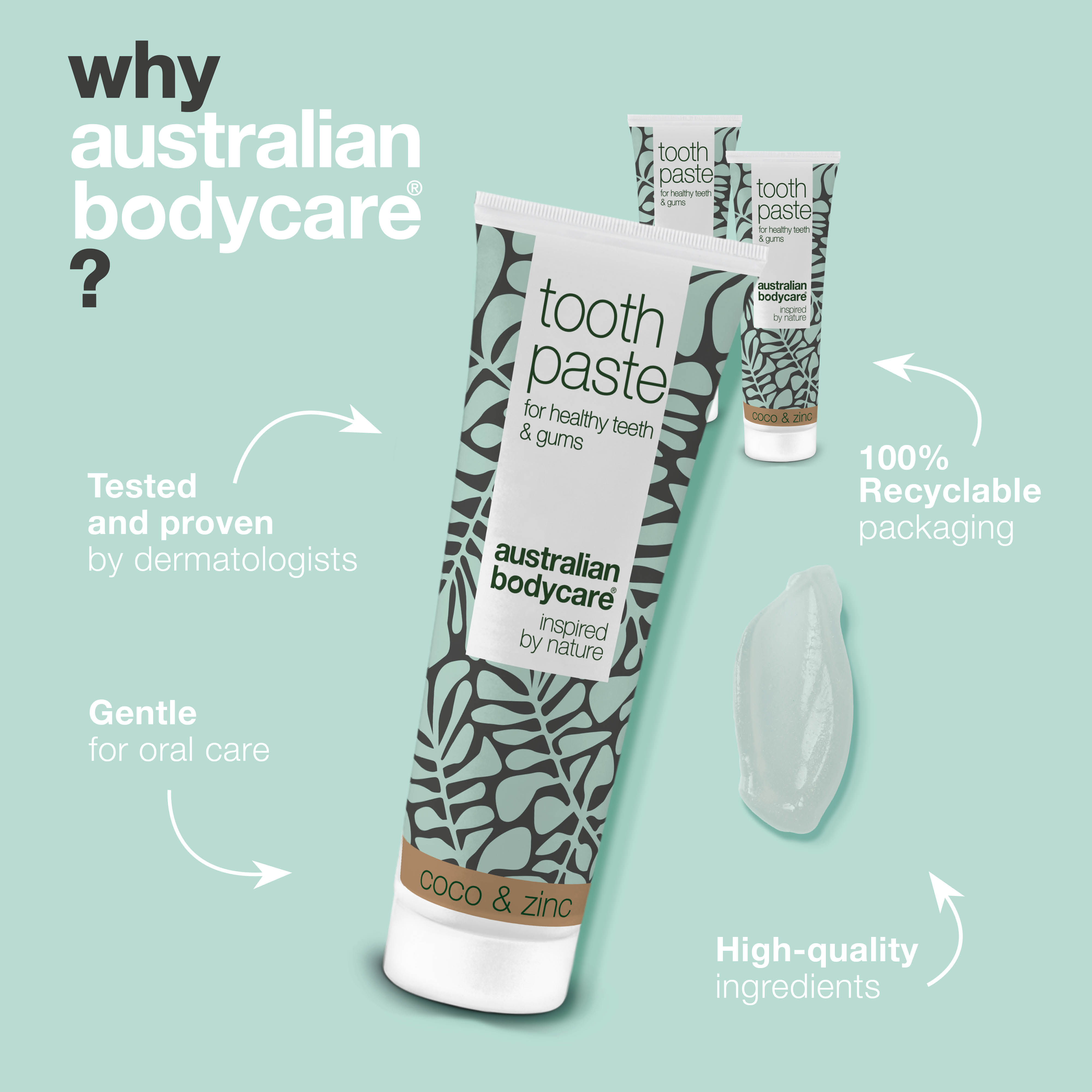 Diş eti sorunlarına özel diş macunu — Günlük bakım için formüle edilmiştir; periodontitis, mantar kaynaklı ağız sorunları ve diş eti iltihabının düzenli temizliğine yardımcı olur