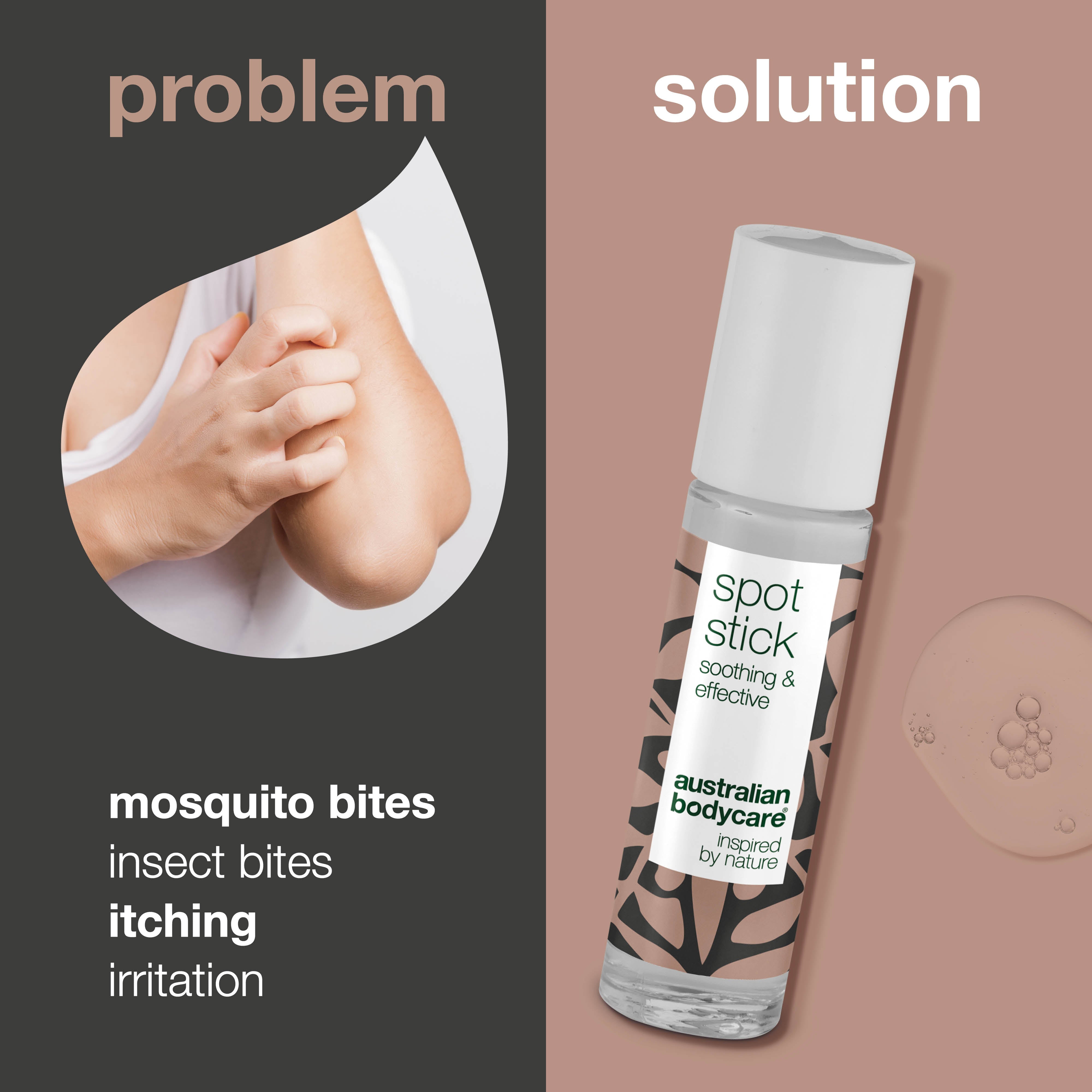 Sinek ve sivrisinek ısırıkları için stick roll-on — Böcek ısırıklarından kaynaklanan kızarıklık ve tahrişe karşı pratik, hijyenik uygulama sağlayan rahatlatıcı bakım sticki