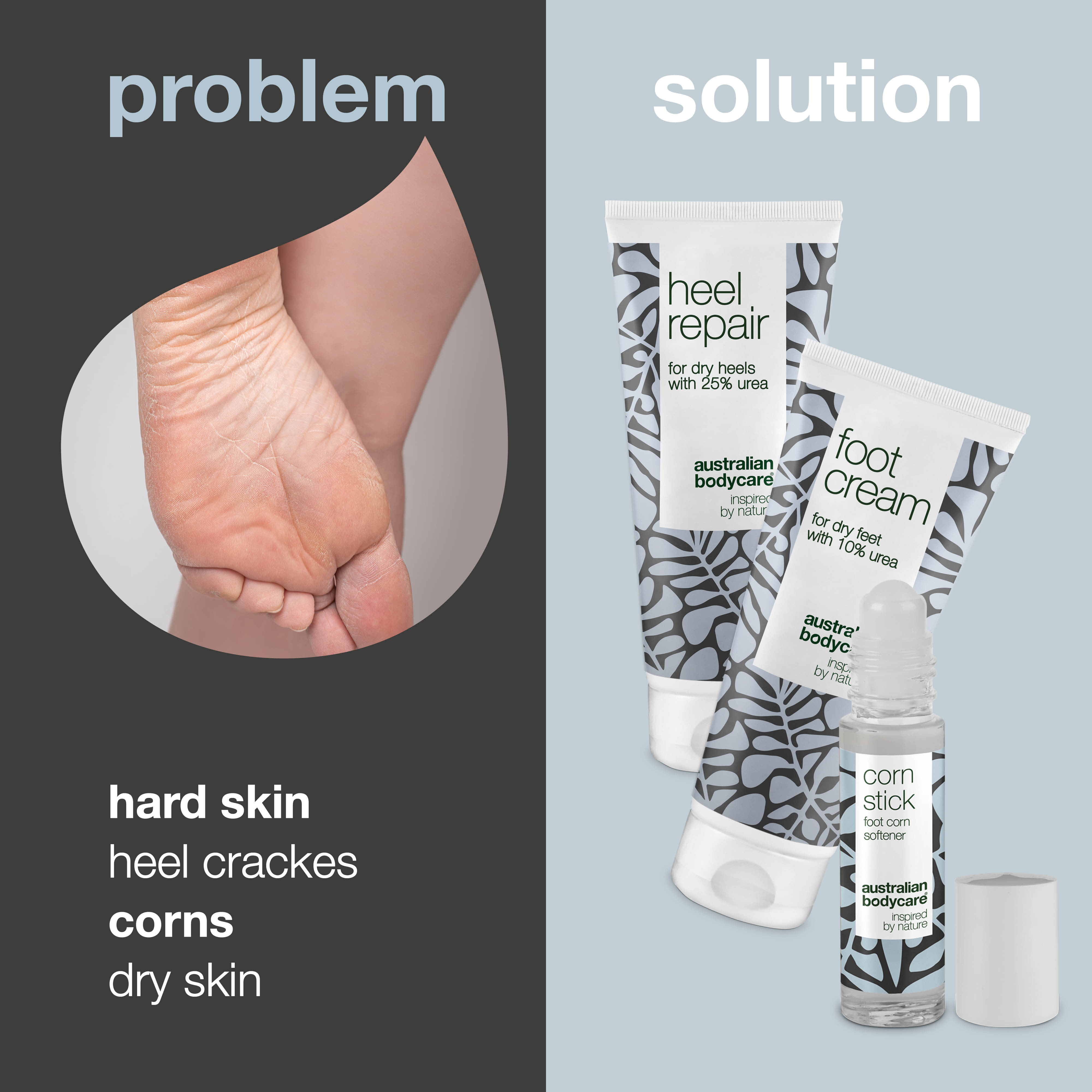 Onarıcı Ayak Bakım Seti (3’lü) - Kuru ve Sertleşmiş Ayaklar İçin Yumuşatıcı Günlük Bakım