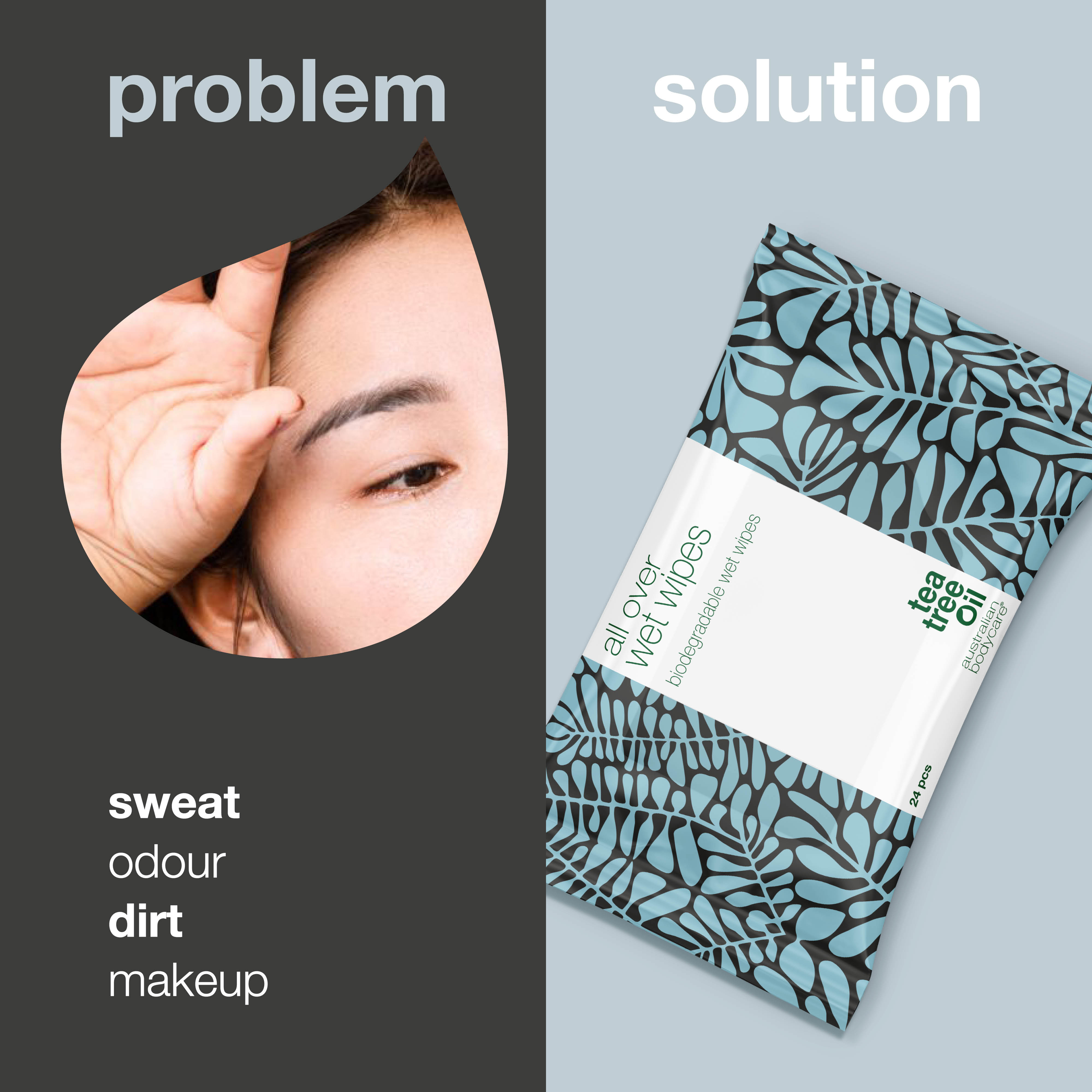 Yetişkinler için 24’lü ıslak mendil vücut temizliği — Cildi nazikçe arındırır, günlük kullanıma uygundur, ferah ve pratik temizlik sağlar