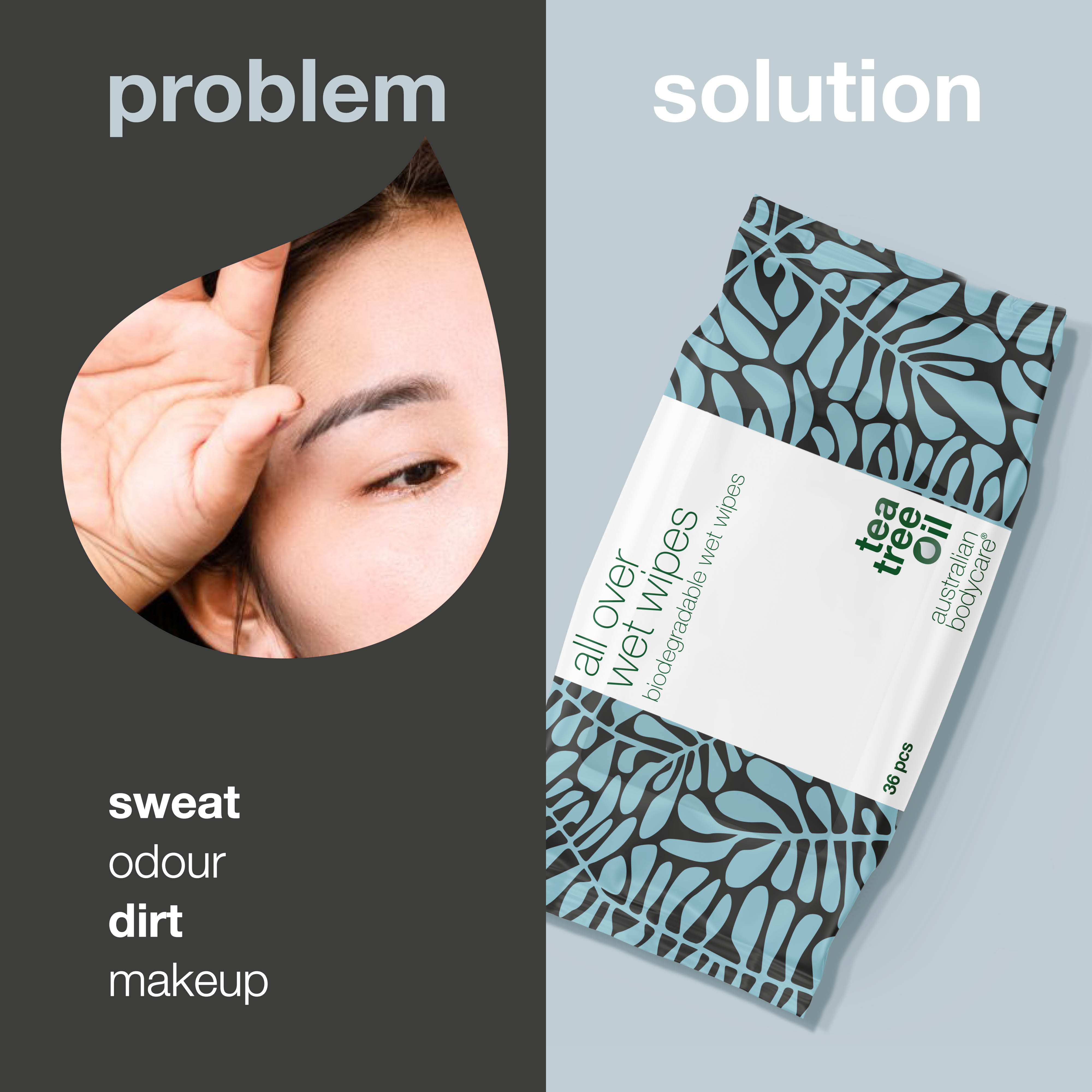 Islak vücut mendili yetişkinler için (36’lı) — Cildi nazikçe temizleyip ferahlatmaya yardımcı olan, günlük kullanıma uygun pratik bakım mendilleri