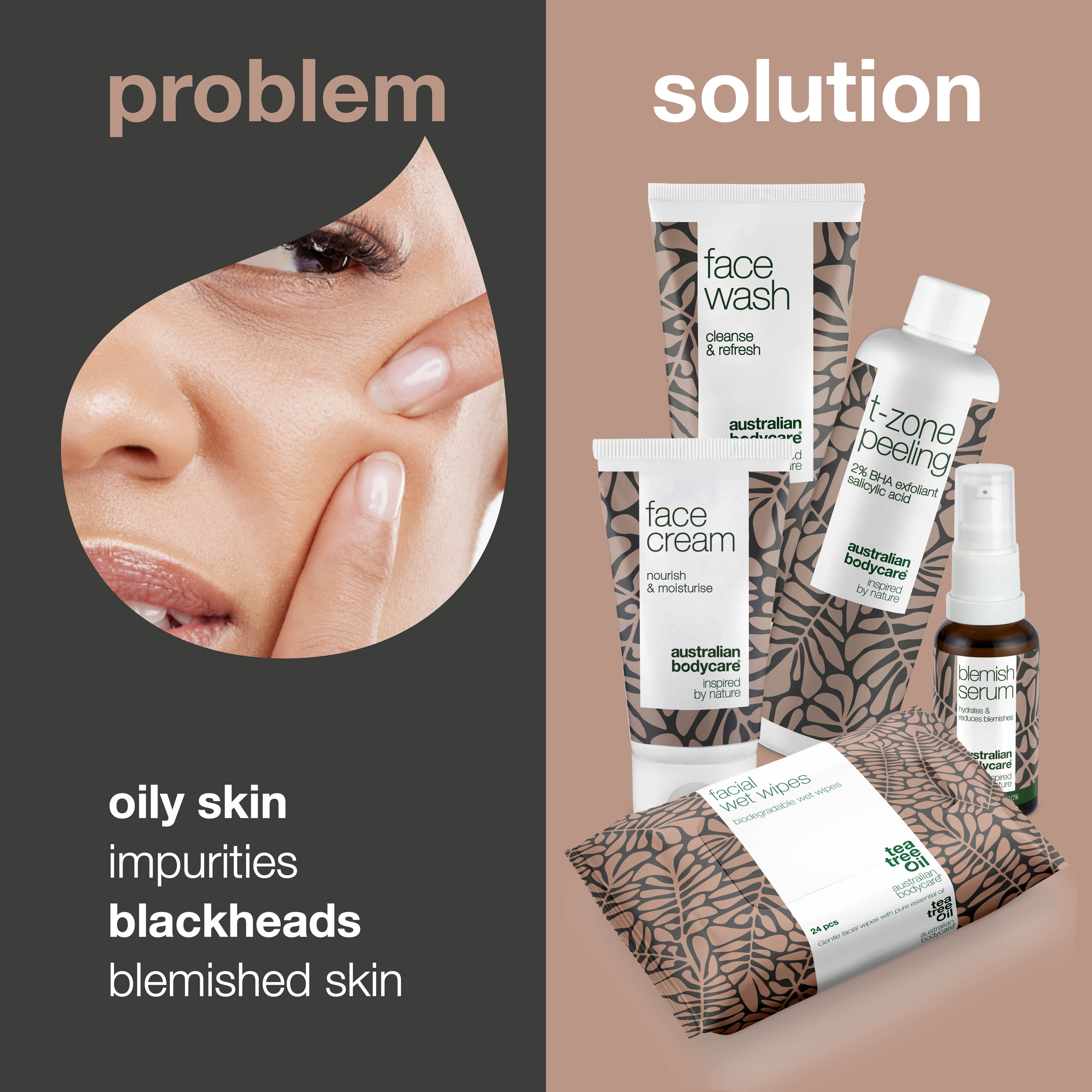 T bölgesi peeling kiti yağlı ciltler için — T bölgesindeki fazla yağı nazikçe arındırmaya, parlaklığı azaltmaya ve düzenli kullanımda yağlanmanın tekrarını önlemeye yardımcı olur