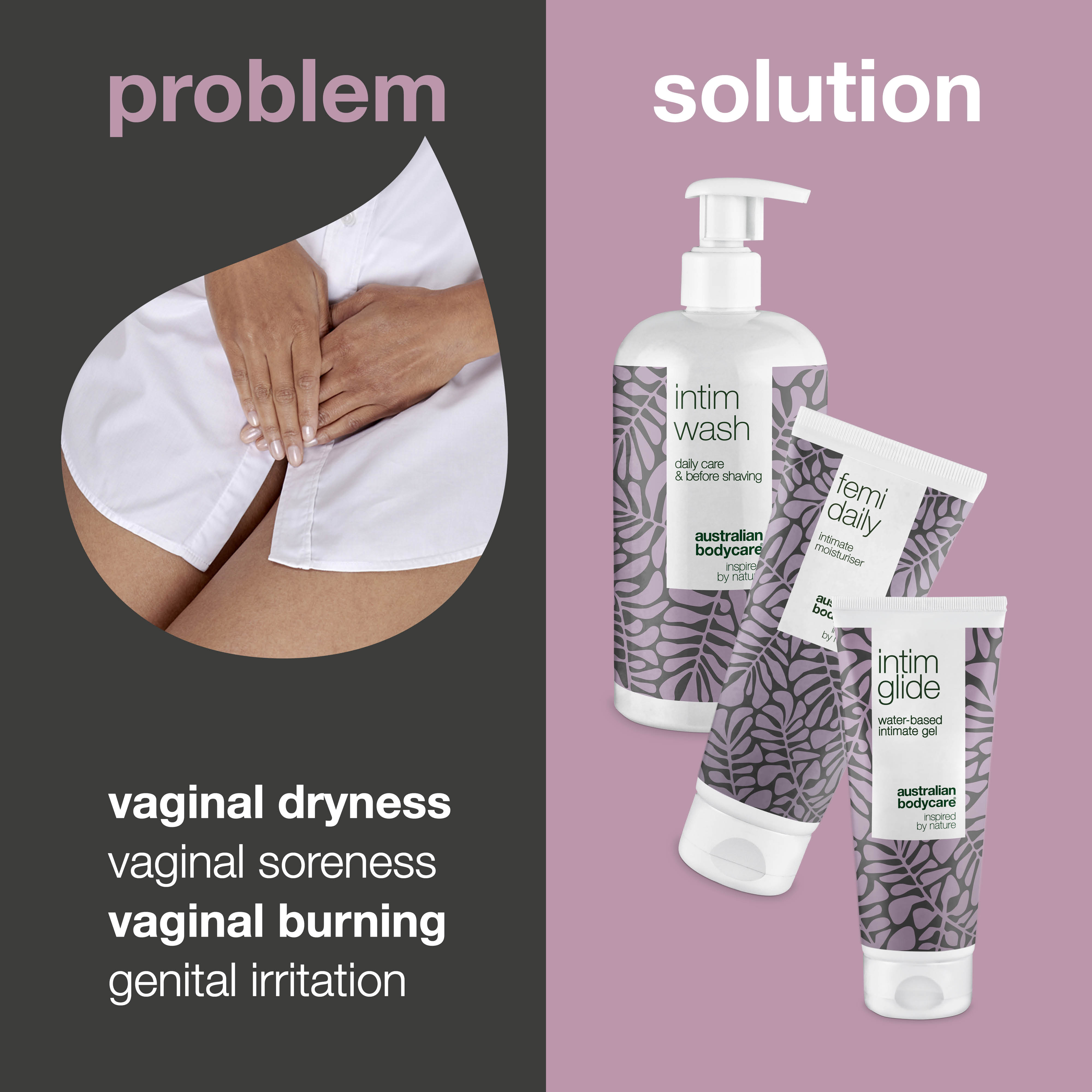 Cinsel ilişkiden sonra ağrı için bakım kiti — Cinsel birleşme sonrası hassasiyet ve rahatsızlığı yatıştırmaya yardımcı, cinsel yaşam konforunu destekleyen 3 özel bakım ürünü