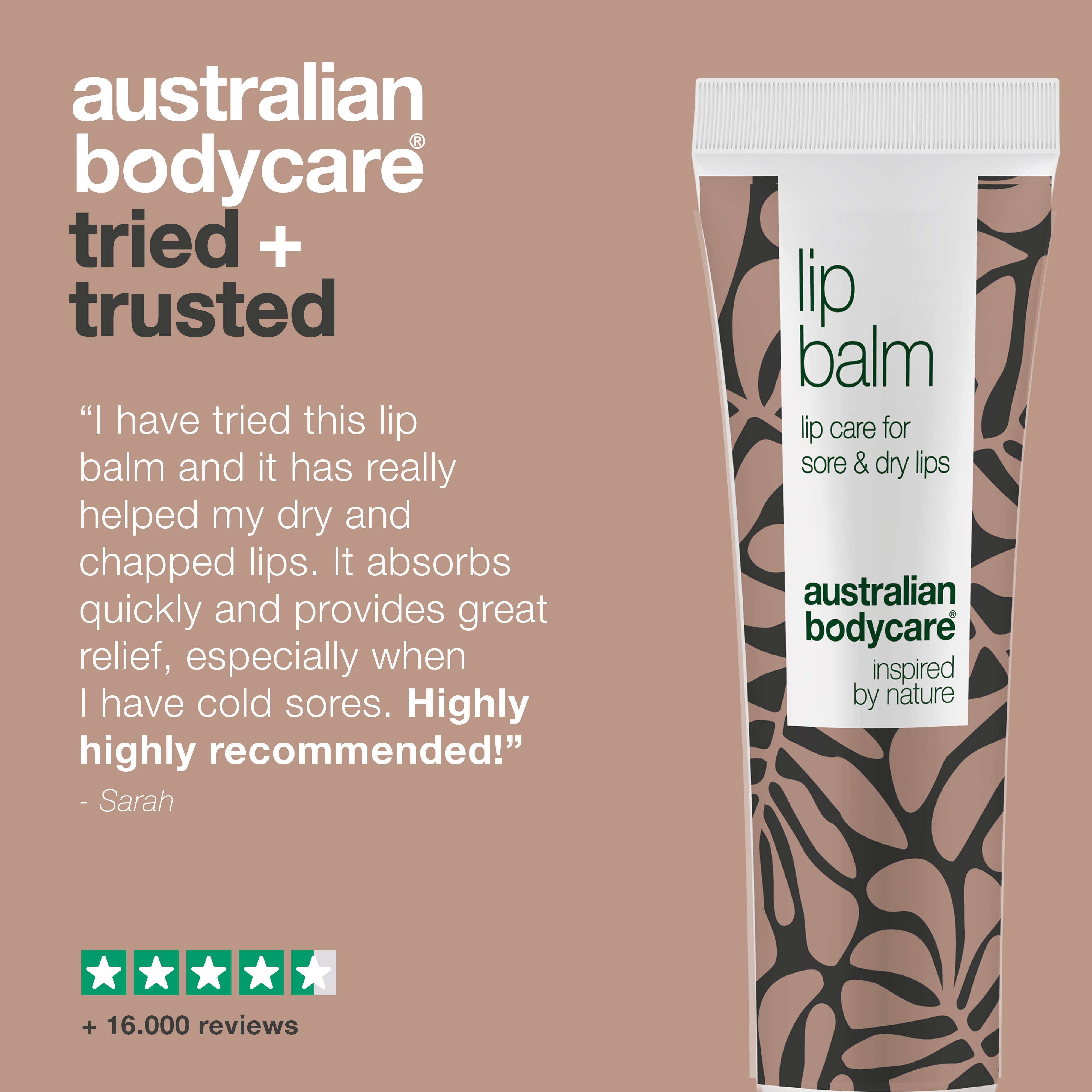 Kuru ve çatlamış dudaklar için dudak balmı — Kuru dudakları yatıştırmaya, dudak bariyerini korumaya ve uçuk döneminde hassas dudak bakımına yardımcı olan günlük dudak bakım ürünü