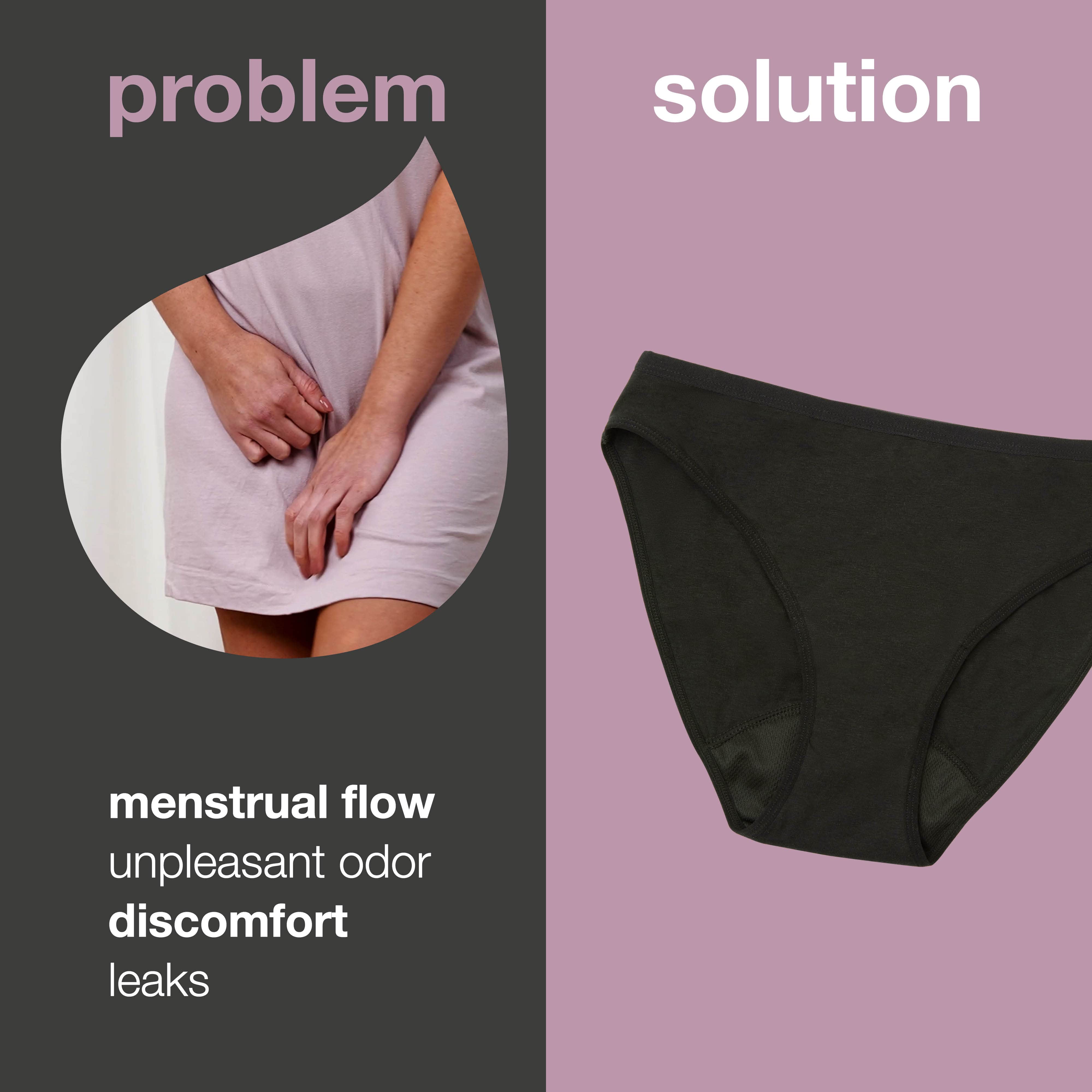 Adet külotu – Ped ve tamponlara veda edin, gün boyu ve gece boyunca tekrar kullanılabilir, sızıntı korumalı, kuru ve konforlu hissetmek için ideal seçim