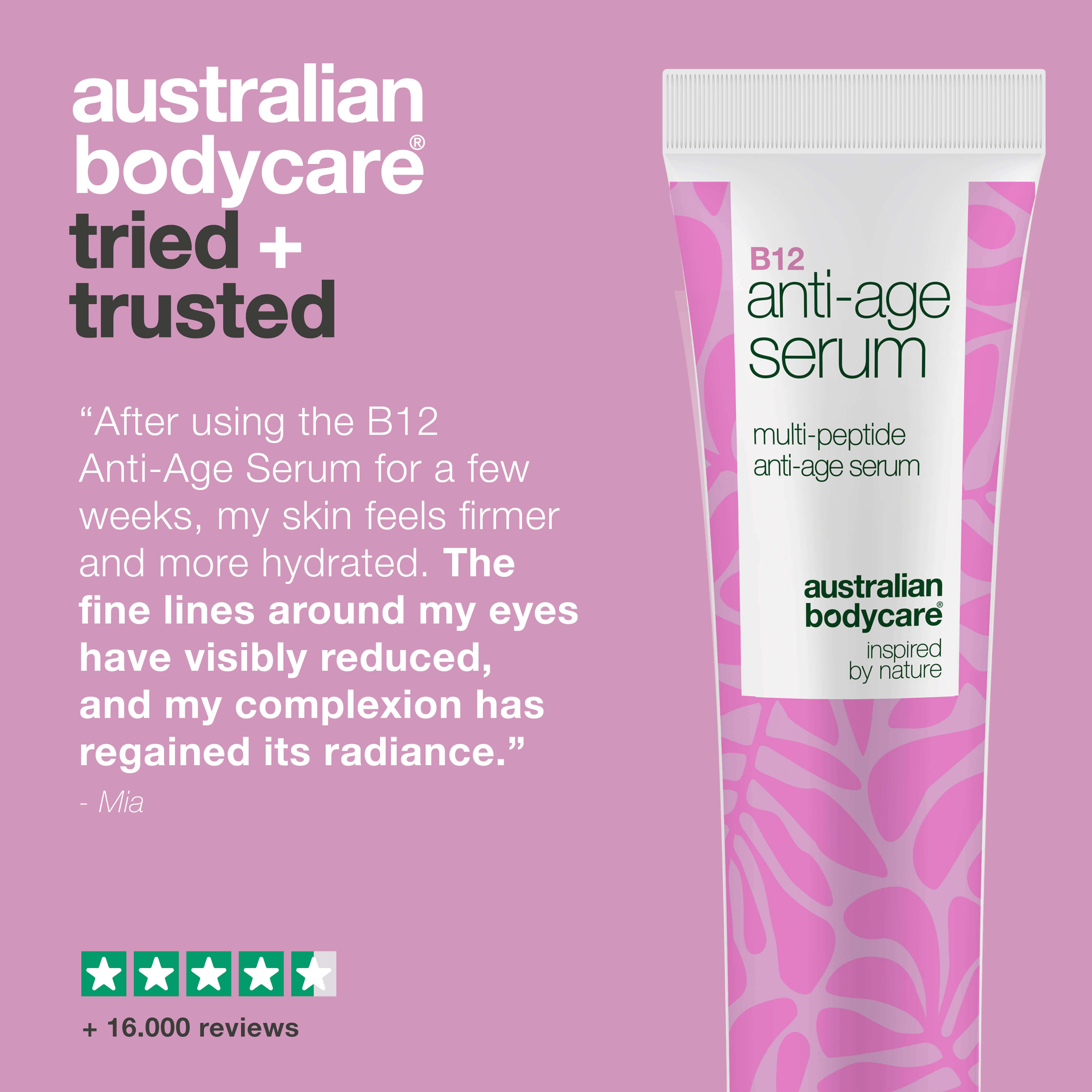 B12 ANTI AGE SERUM — İnce çizgi ve kırışıklık görünümünü azaltmaya, cilt elastikiyetini desteklemeye yardımcı olur