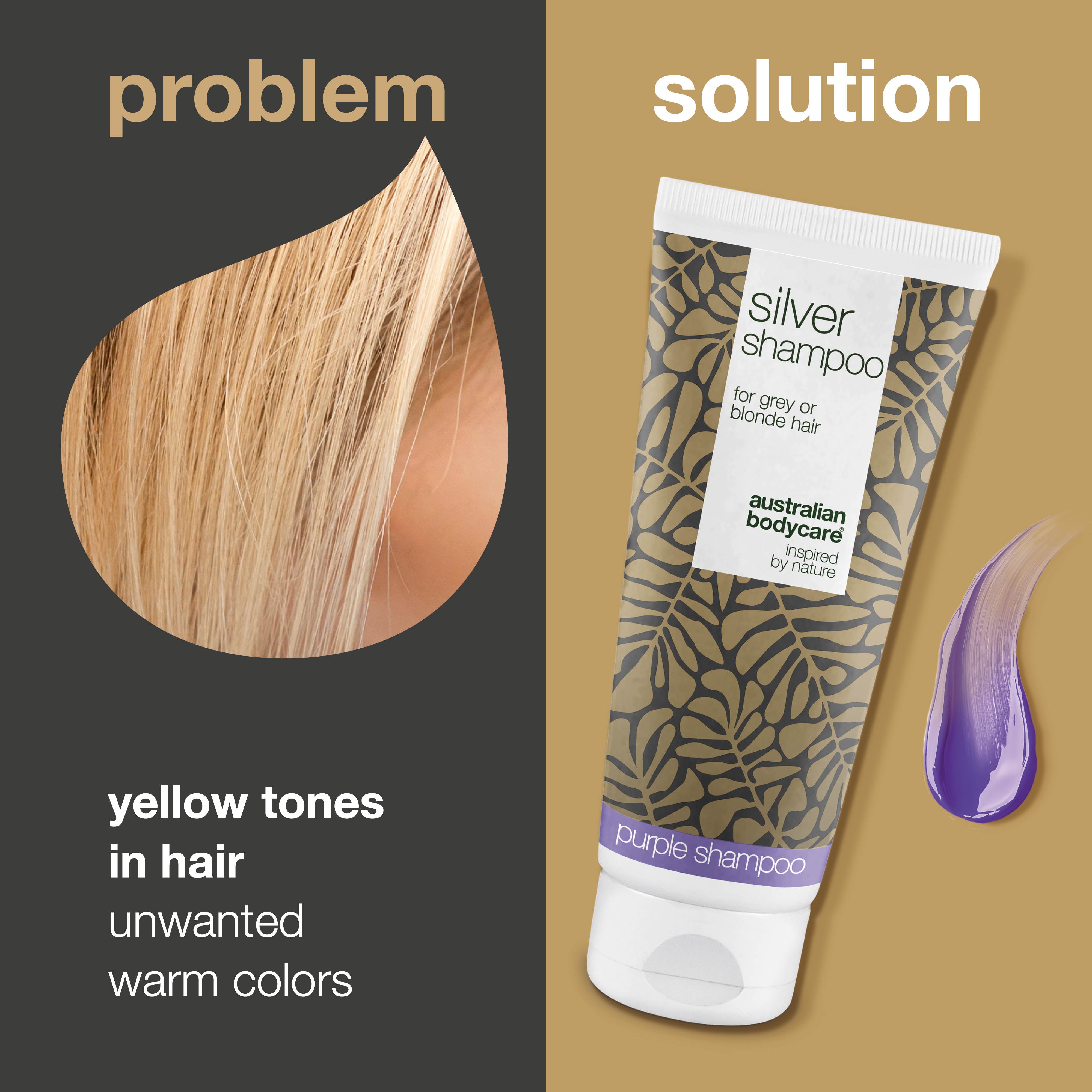 Gümüş Şampuan ile Sarı ve Gri Saçlarda Soğuk Tonlar — Sarı yansımaları azaltmaya, sarı ve gri saçlarda soğuk tonları belirginleştirmeye, saçları daha yumuşak ve parlak göstermeye yardımcı olur