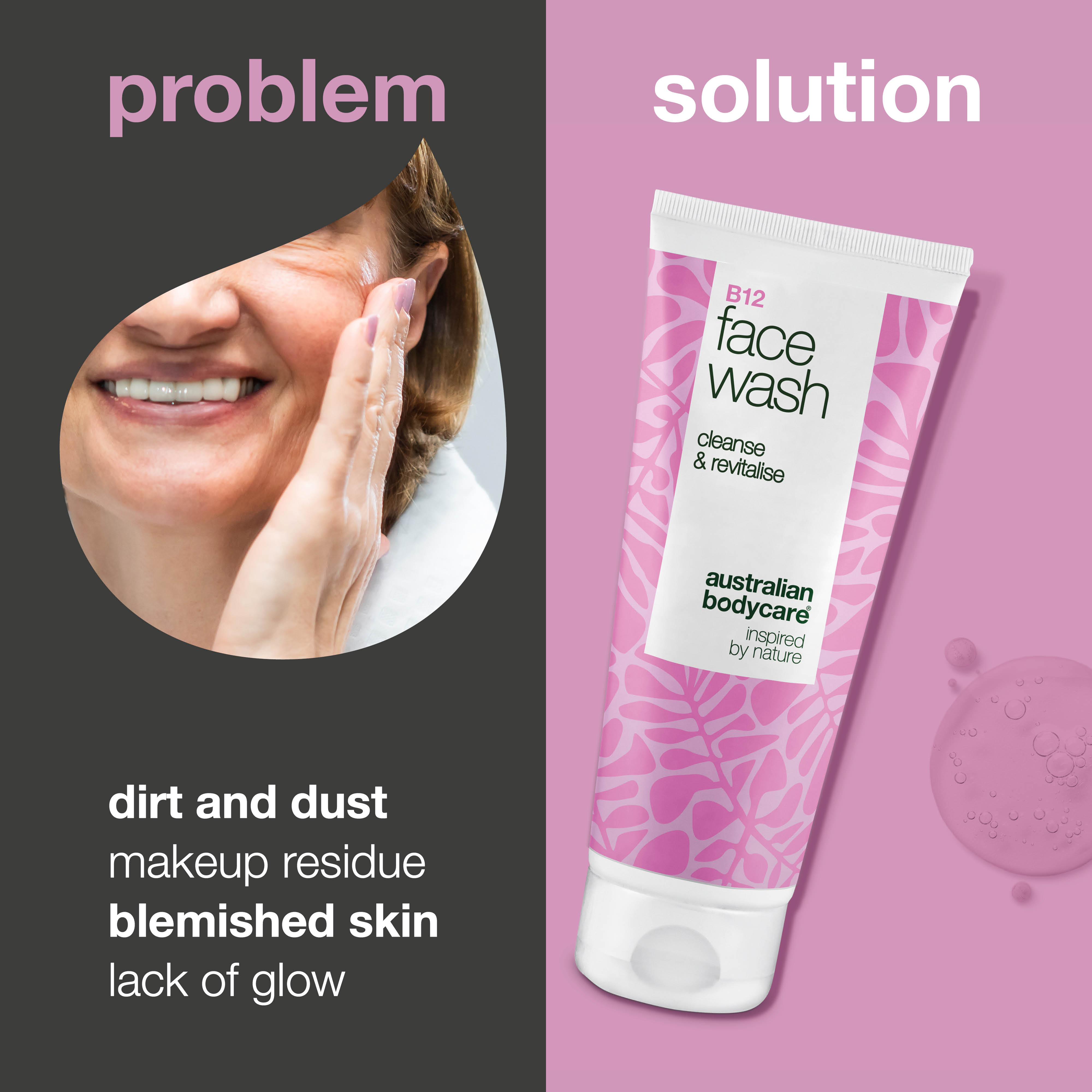 Vitamin B12 yüz yıkama jeli günlük temizleyici — Makyajı, kiri ve biriken kalıntıları nazikçe arındırır, cildi temiz, doğal ışıltılı ve bakımlı hissettirir, günlük kullanıma uygundur