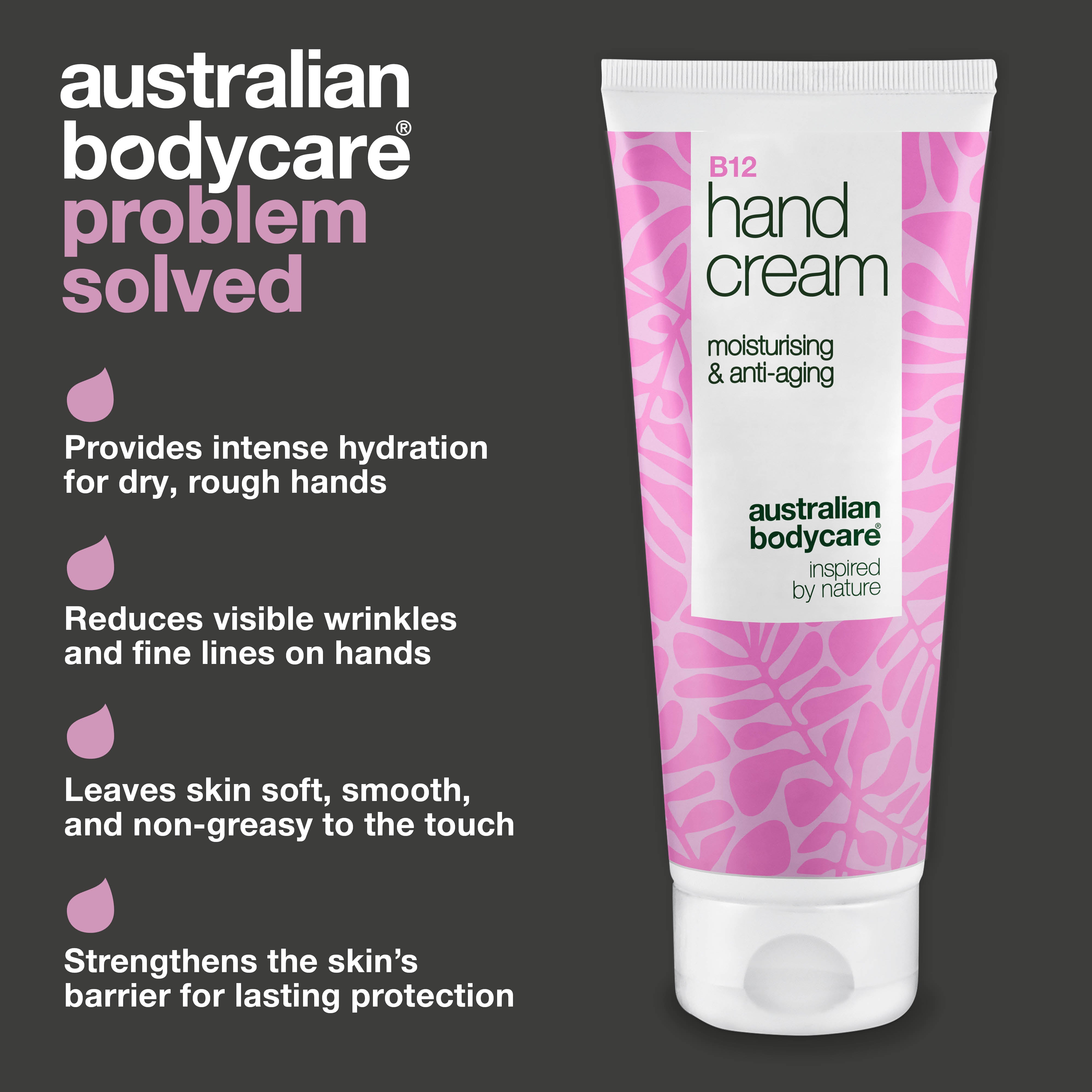 B12 HAND CREAM — Elleri derinlemesine nemlendirir, kuruluğu azaltır ve ellerin daha pürüzsüz, daha genç görünmesine yardımcı olur