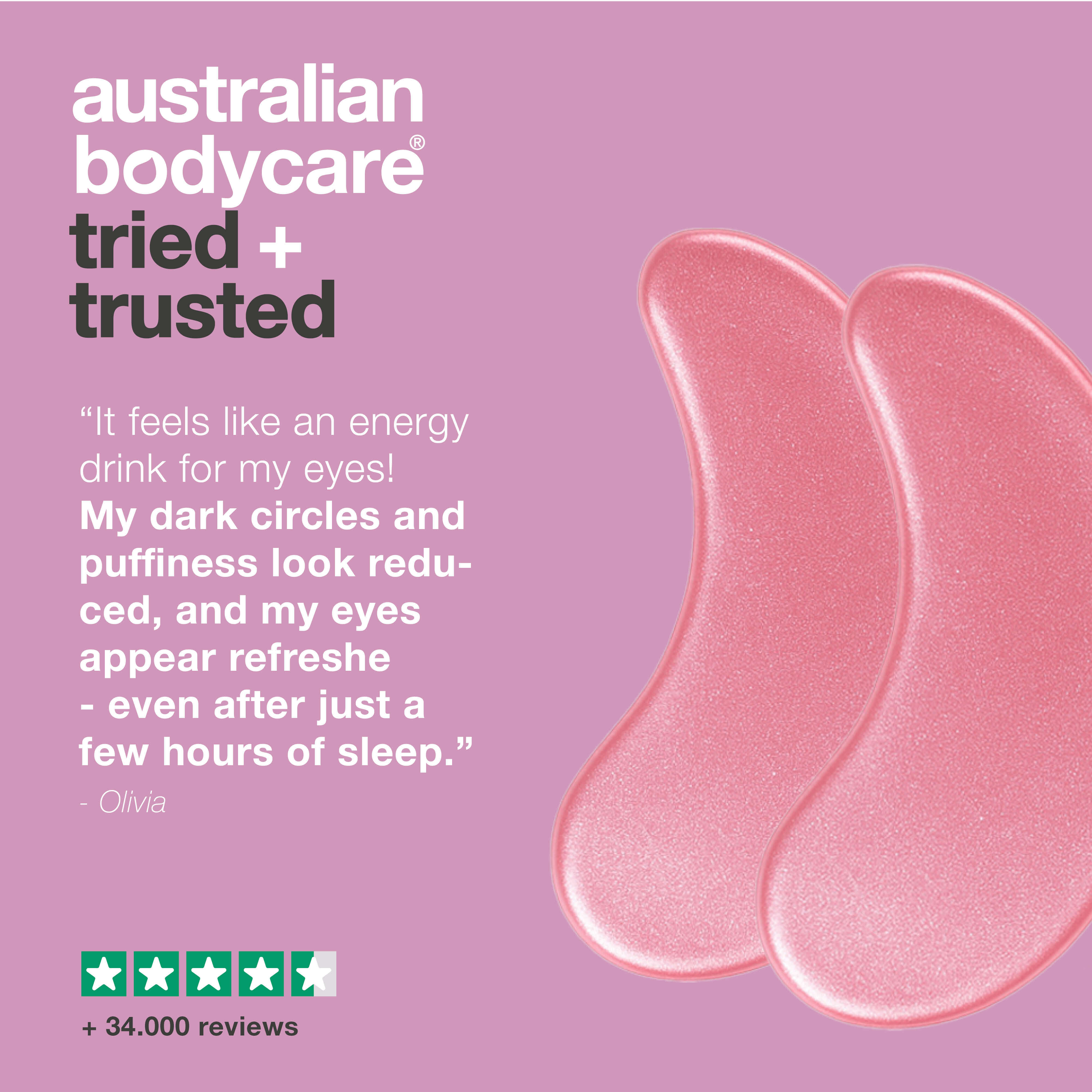 Vitamin B12 ve Kolajen Göz Altı Pedleri Koyu Halkalar ve Şişkinlik İçin — B12 göz pedleri koyu halkaların görünümünü azaltmaya, cildi 20 dakikada nemlendirip canlandırmaya yardımcı olur