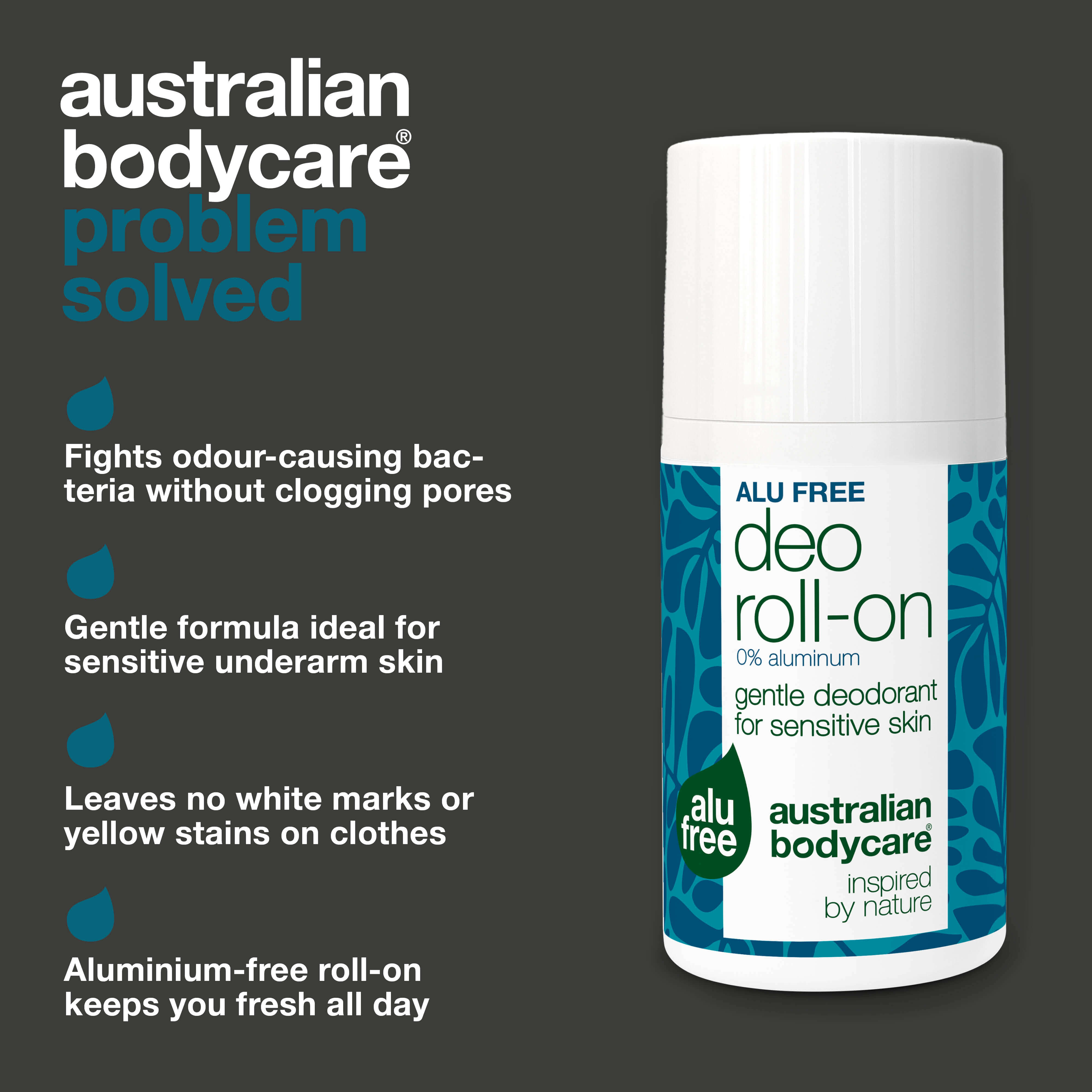 Alüminyum İçermeyen Doğal Roll-On Deodorant – Koku Kontrolü İçin — Alüminyum içermeyen doğal deodorant; gün boyu ferahlık sağlar, hassas ciltlere karşı nazik ve etkili koruma sunar