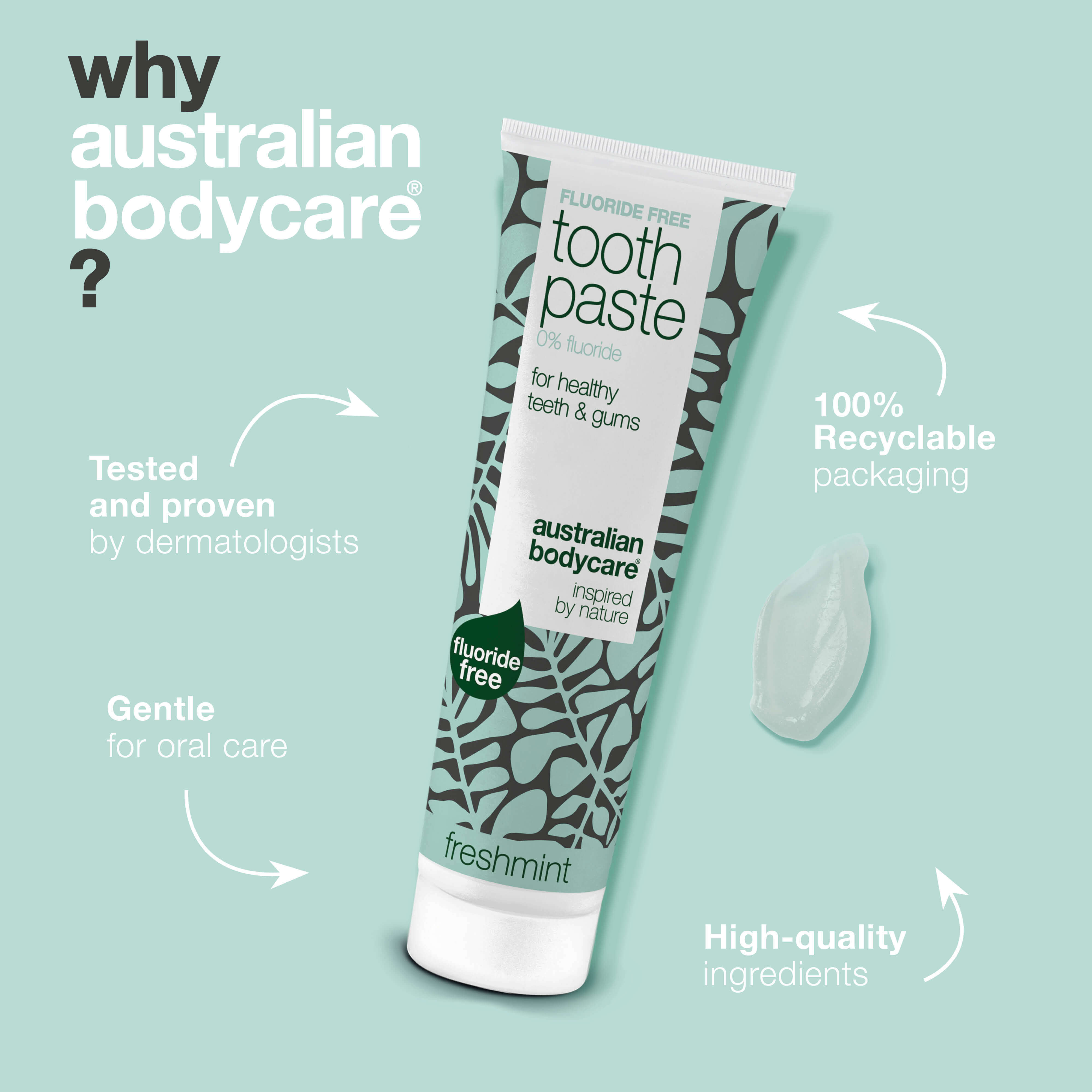 Florürsüz diş macunu – sağlıklı dişler ve ferah nefes için — Florürsüz diş macunu, plak oluşumunu azaltmaya, diş etlerini yatıştırmaya ve nefesi ferahlatmaya yardımcı olan, günlük kullanıma uygun nazik bakım sunar