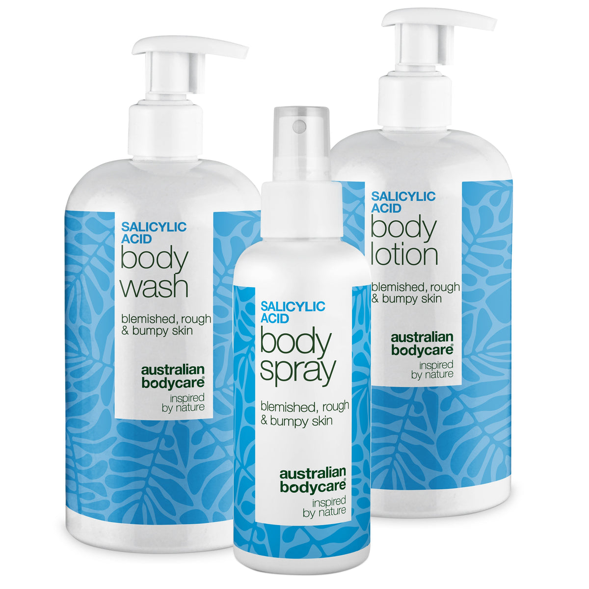 Salicylic Acid 3'lü Set (Body Wash, Body Lotion, Body Spray)