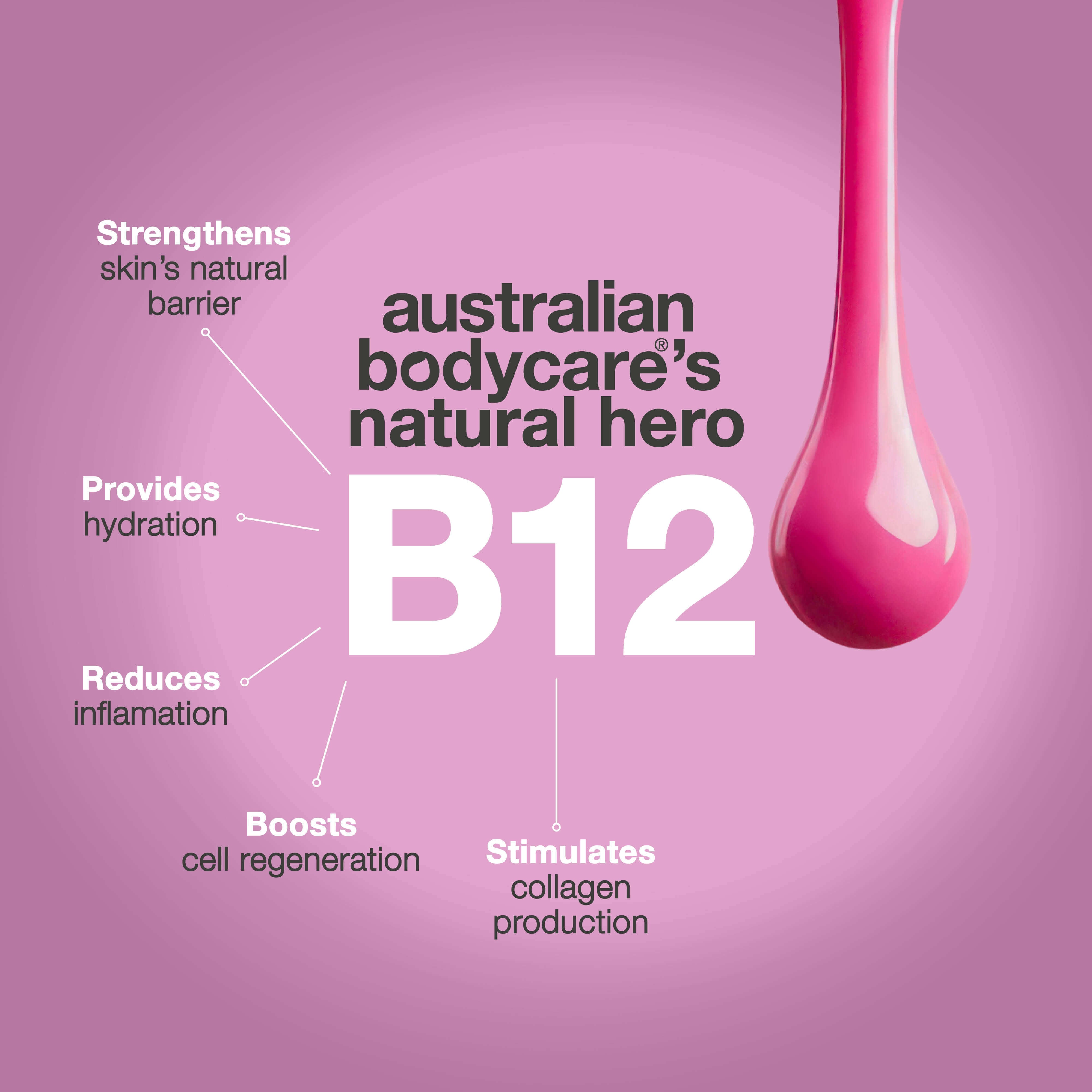 B12 BODY SCRUB —  Nazikçe arındırır, kuruluğu azaltır ve cildi yumuşak, canlı ve yenilenmiş hissettirir.